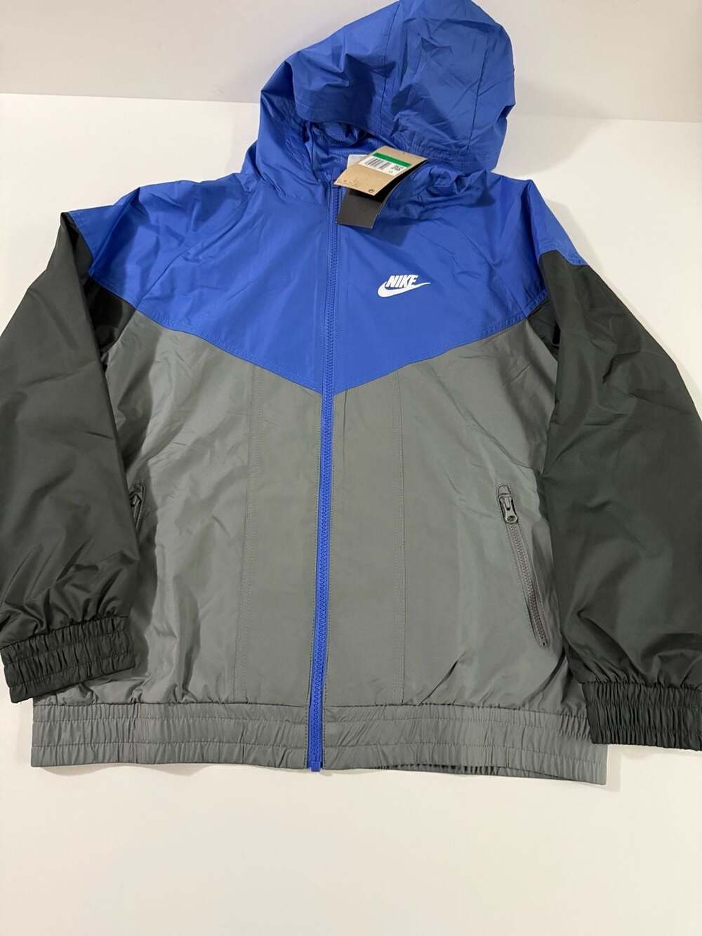Nike Windrunner Repel Jacket Size XL Blue Gray Black